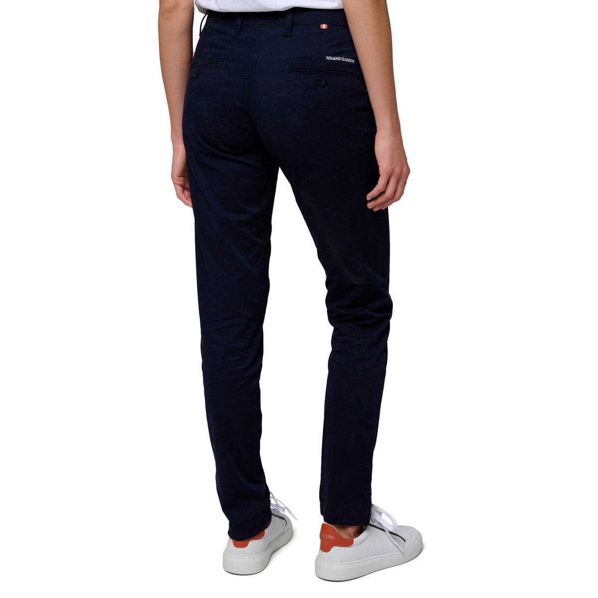 Pantalon Chino Héritage Femme Roland-Garros - Marine 3/5