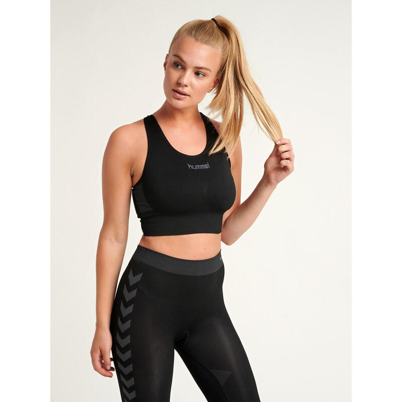 Haut Hummel First Multisport Femme Extensible Sans Couture Hummel