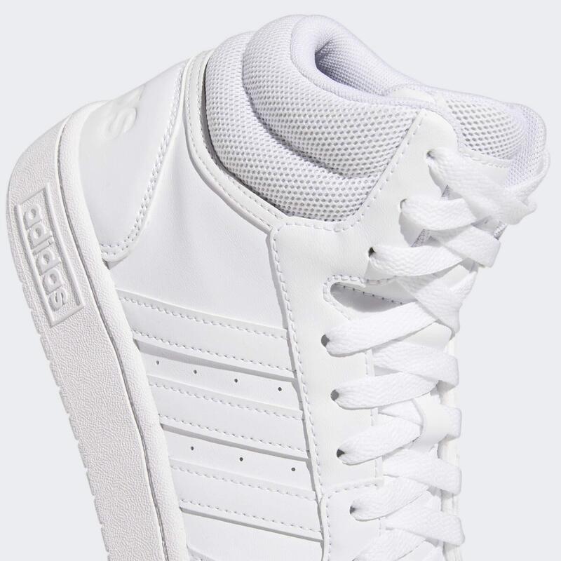 Pantofi adidas Hoops 3.0 albi pentru femei