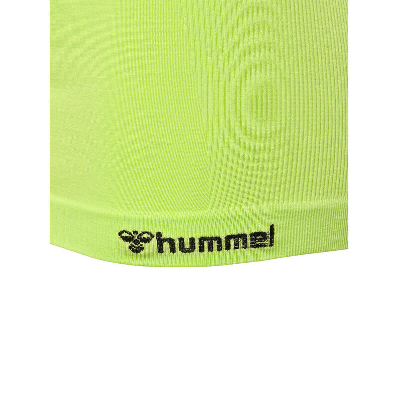 Camiseta Hmltif Yoga Mujer Elástico De Secado Rápido Sin Costuras Hummel