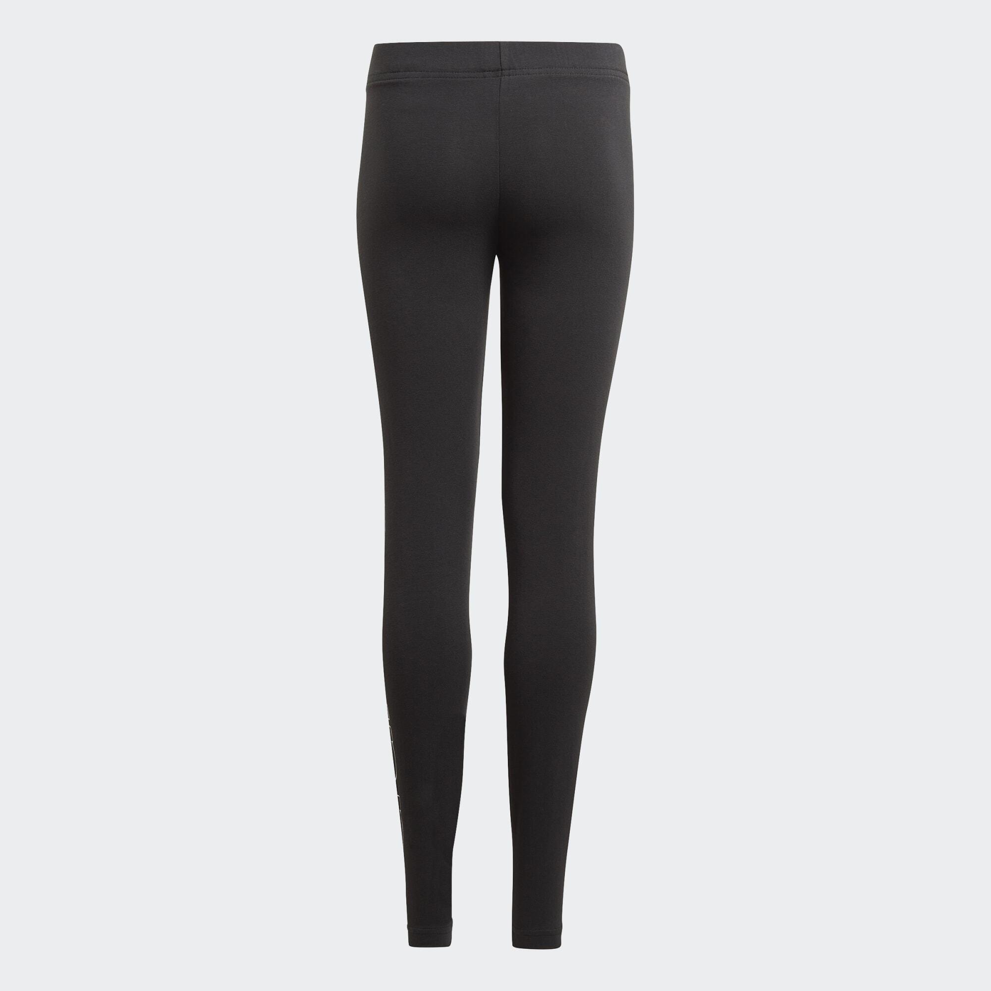 Legginsy dla dzieci adidas Essentials Logo czarne GN4044 4/4