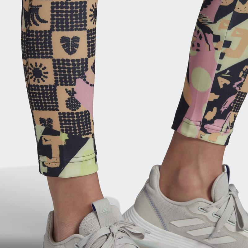 Farm Print Feel Brilliant AEROREADY High-Waisted 7/8 Legging