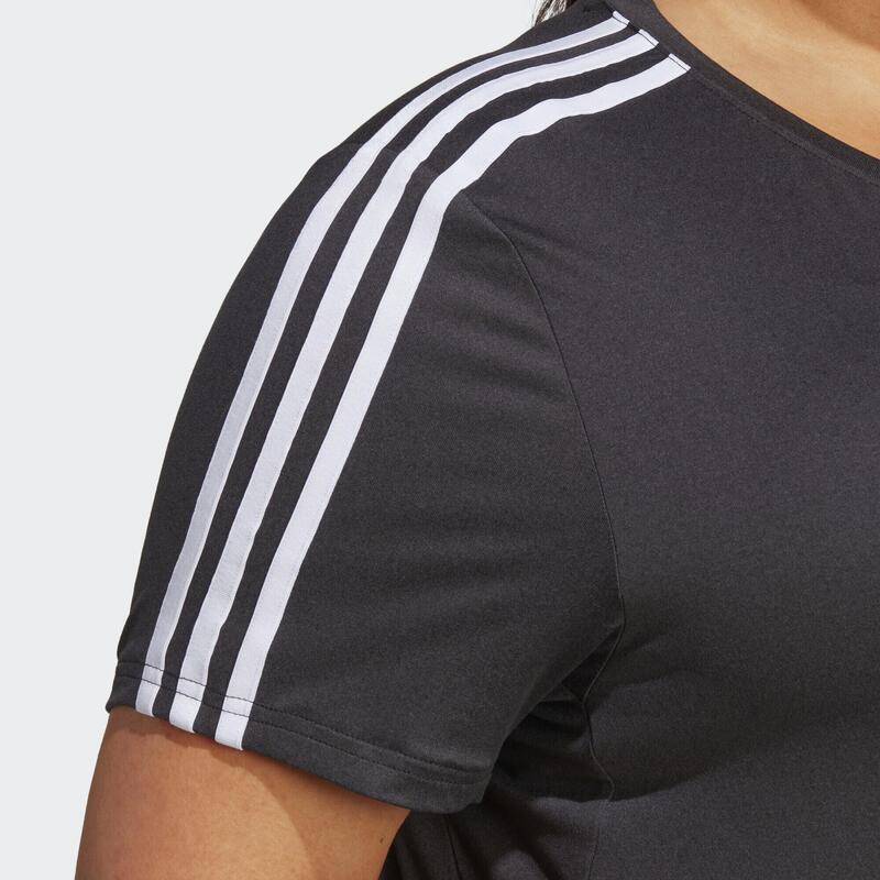 Tričko AEROREADY Train Essentials 3-Stripes (plus size)