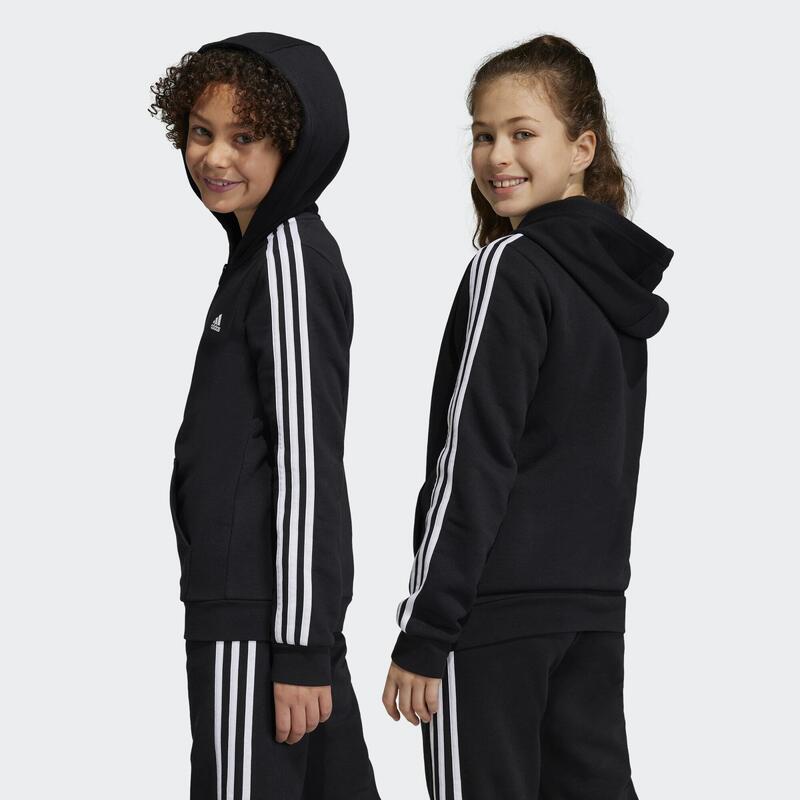 Essentials 3-Stripes Fleece Ritshoodie