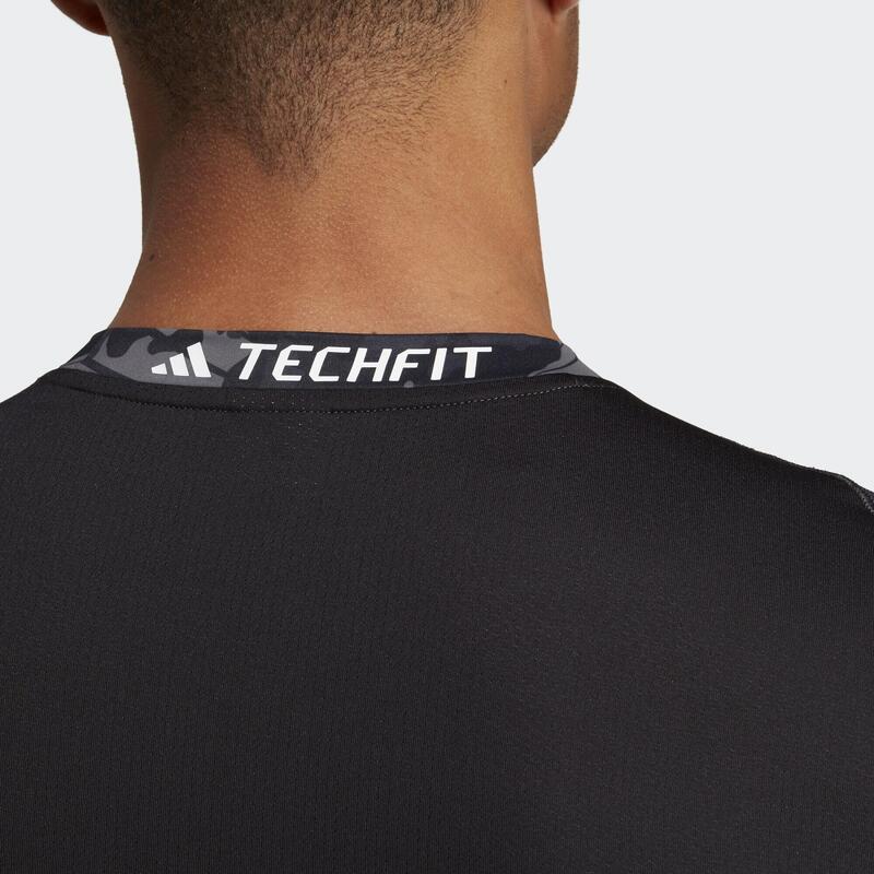 adidas Tee-shirt de compression Techfit L/S col haut