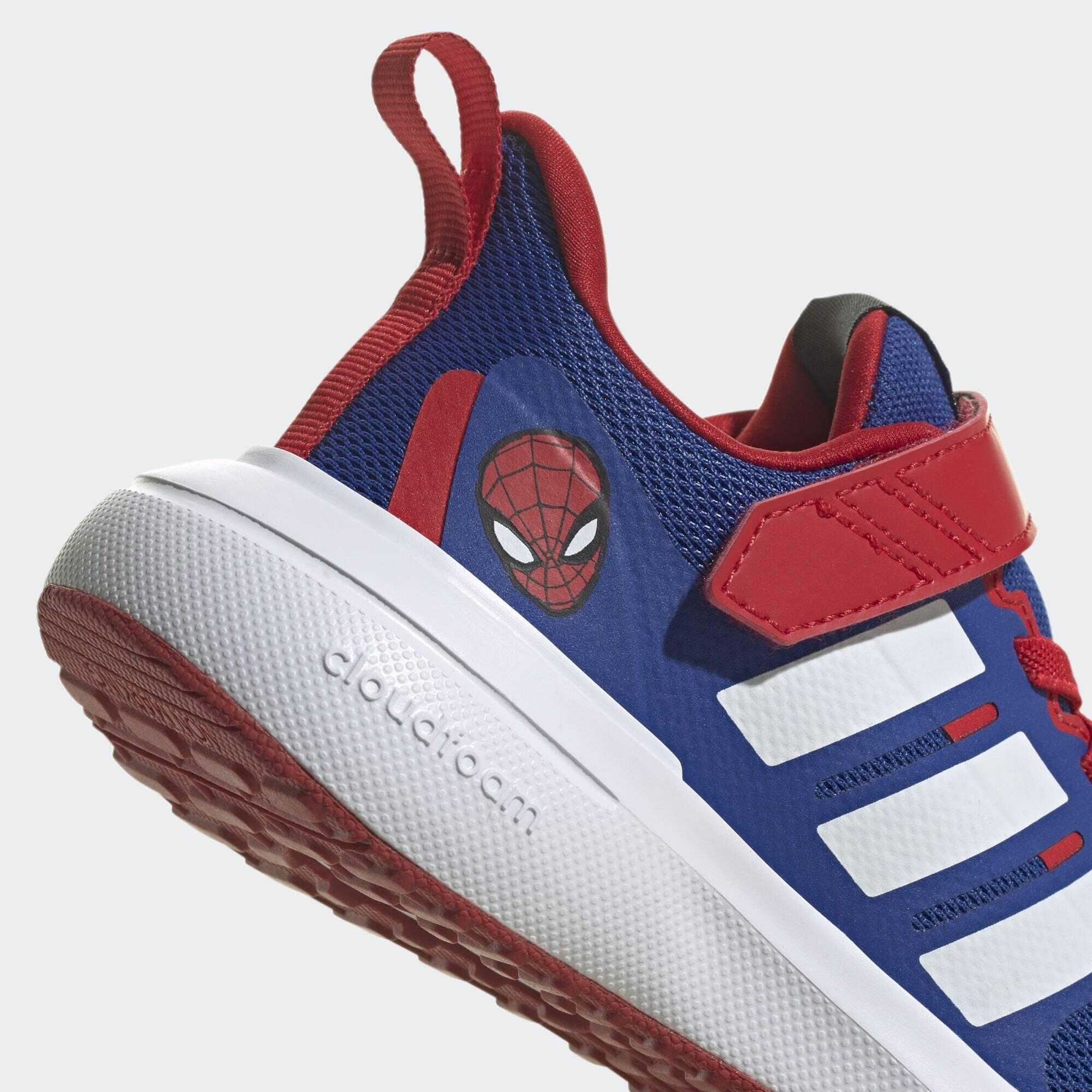 adidas x Marvel FortaRun Spider-Man 2.0 Cloudfoam Sport Lace Top Strap Shoes 7/7