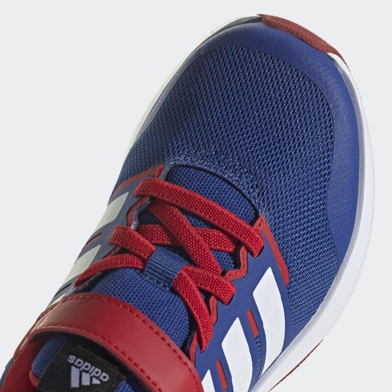adidas x Marvel FortaRun Spider-Man 2.0 Cloudfoam Sport Lace Top Strap Shoes