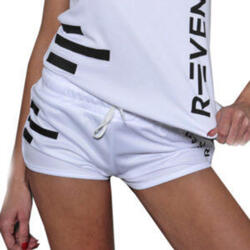 Short femme fitness Running Gym blanc