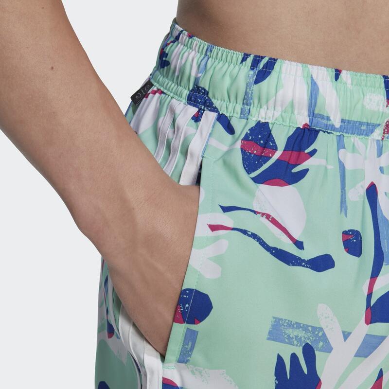 Seasonal Floral CLX Very Short Length Swim Shorts