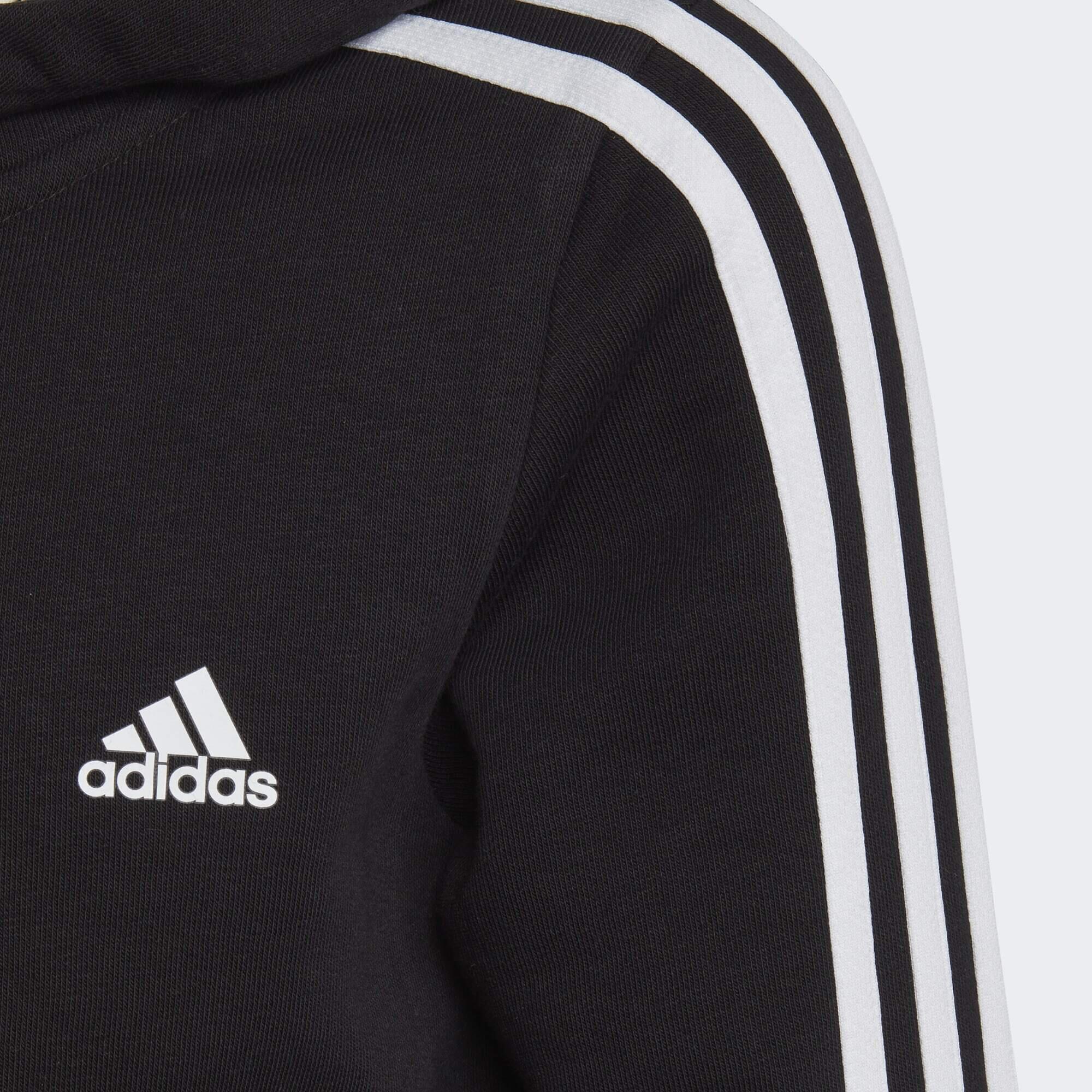 Essentials 3-Stripes full-zip hooded jacket