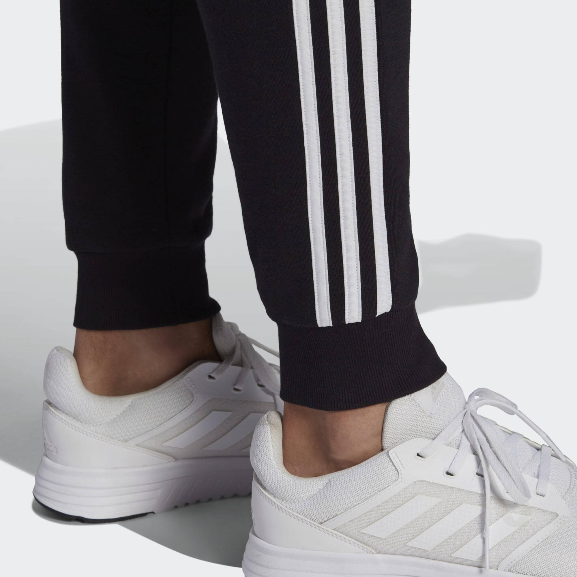 Pantaloni Essentials Fleece Fitted 3-Stripes 5/5