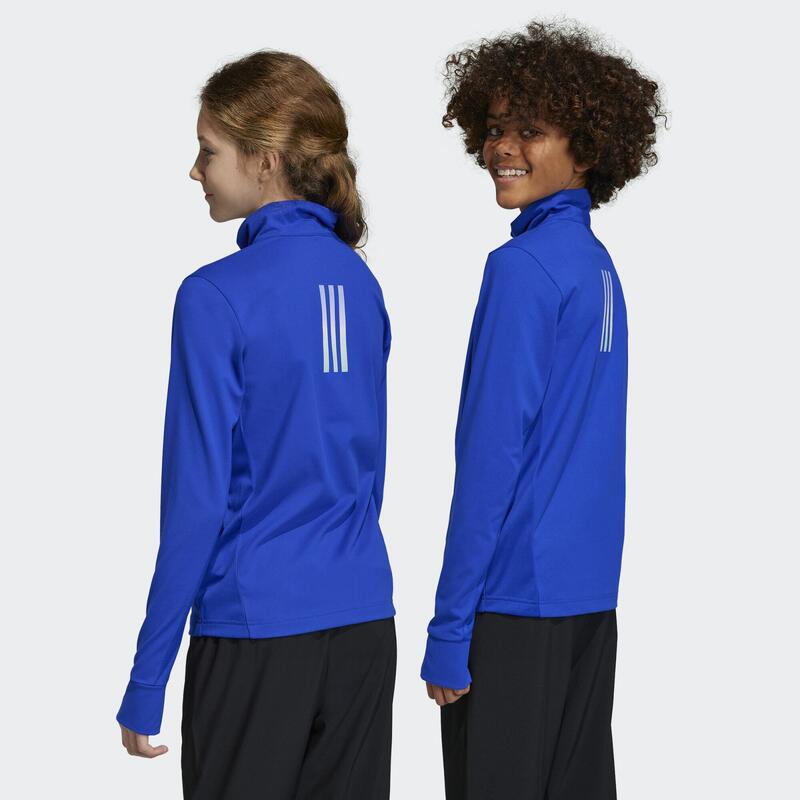 T-shirt à manches longues demi-zip AEROREADY