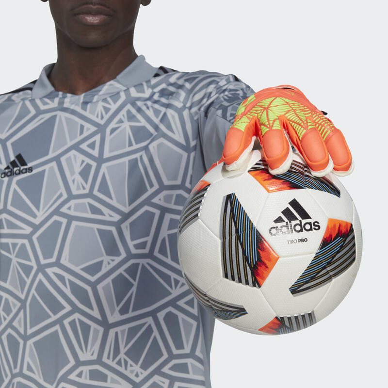 Kesztyű adidas Orange Predator Edge Fingersave Match, Átlátszó, Unisex