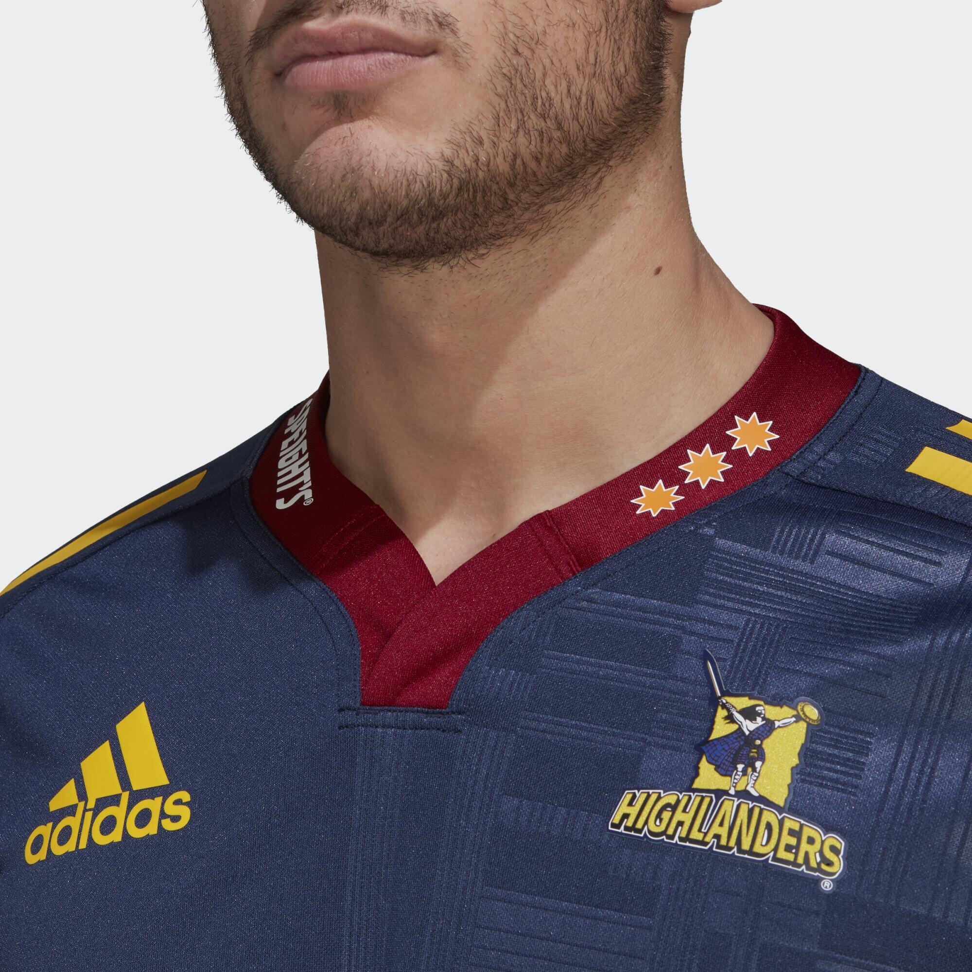 ADIDAS Highlanders Rugby Replica Home Jersey 5/7