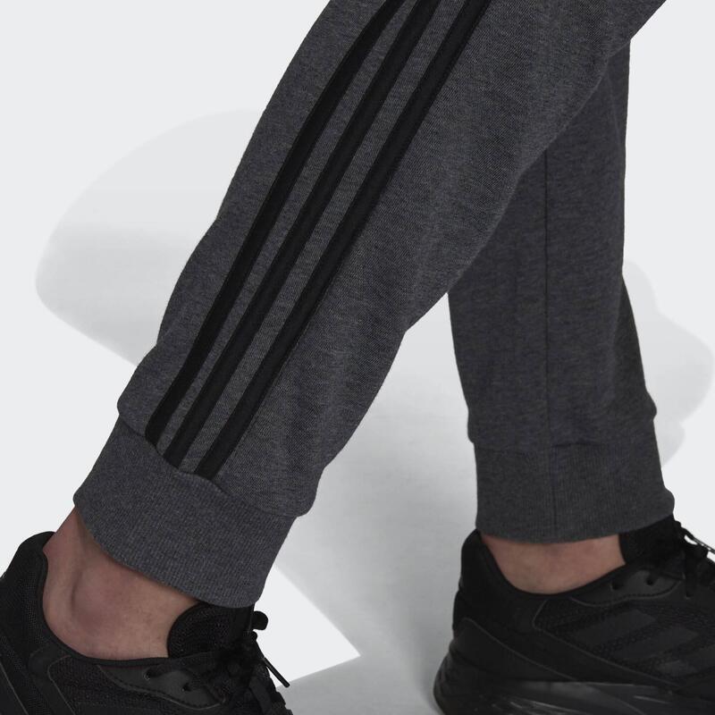 Nadrág adidas Essentials Tapered Cuff 3-Stripes, Szürke, Férfiak