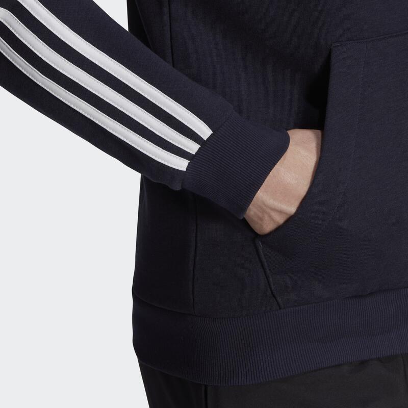 Veste à capuche Essentials French Terry 3-Stripes Full-Zip