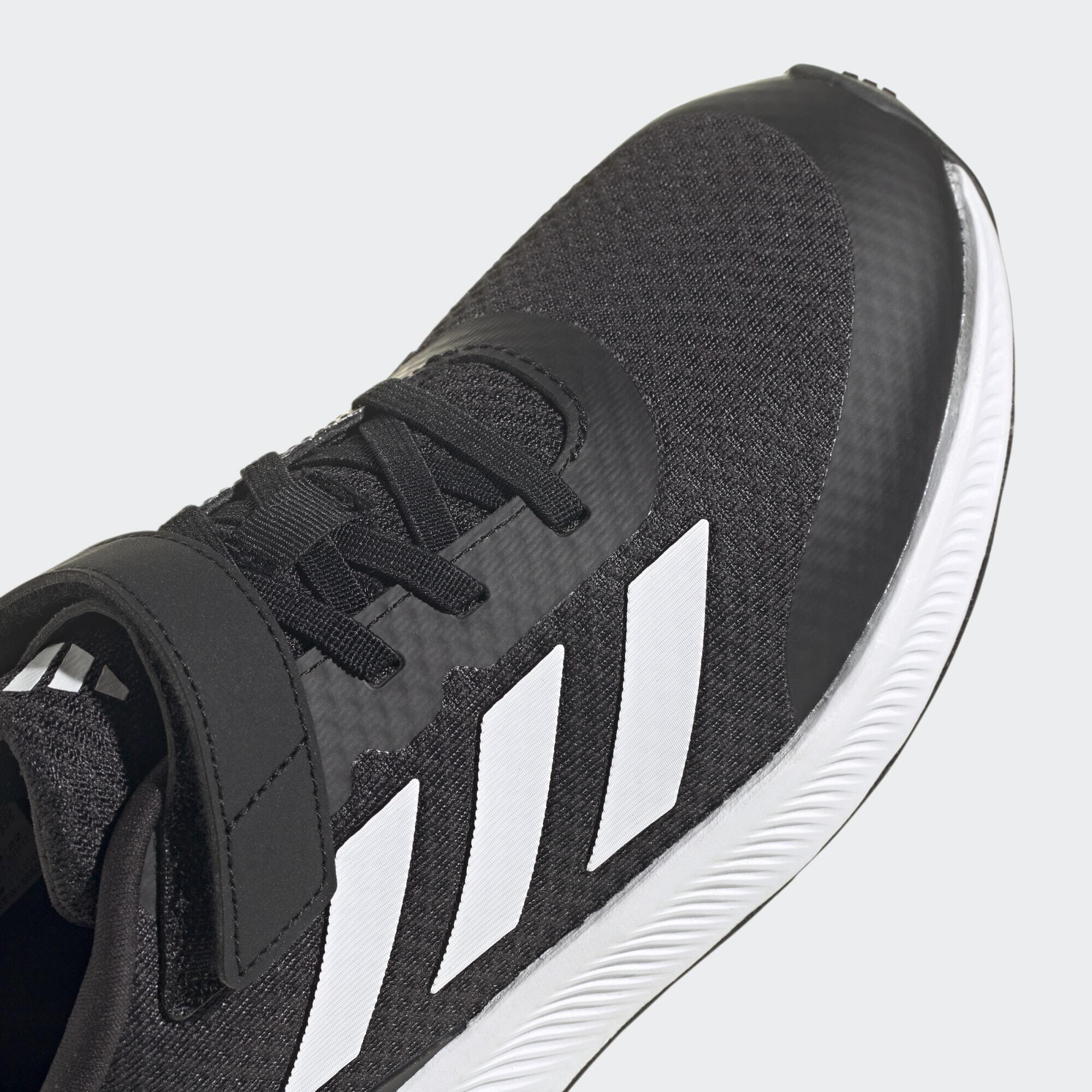 RunFalcon 3.0 elastic and velcro lace-up shoe