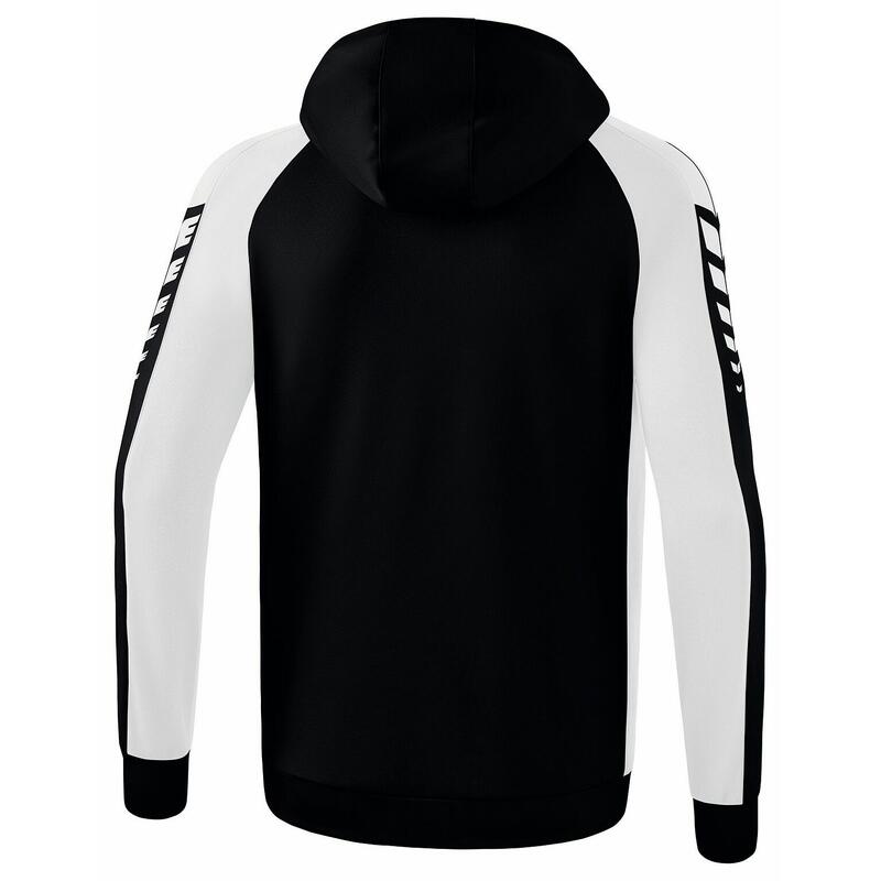 Jachetă antrenament Erima Six Wings cu glugă junior, multicolor