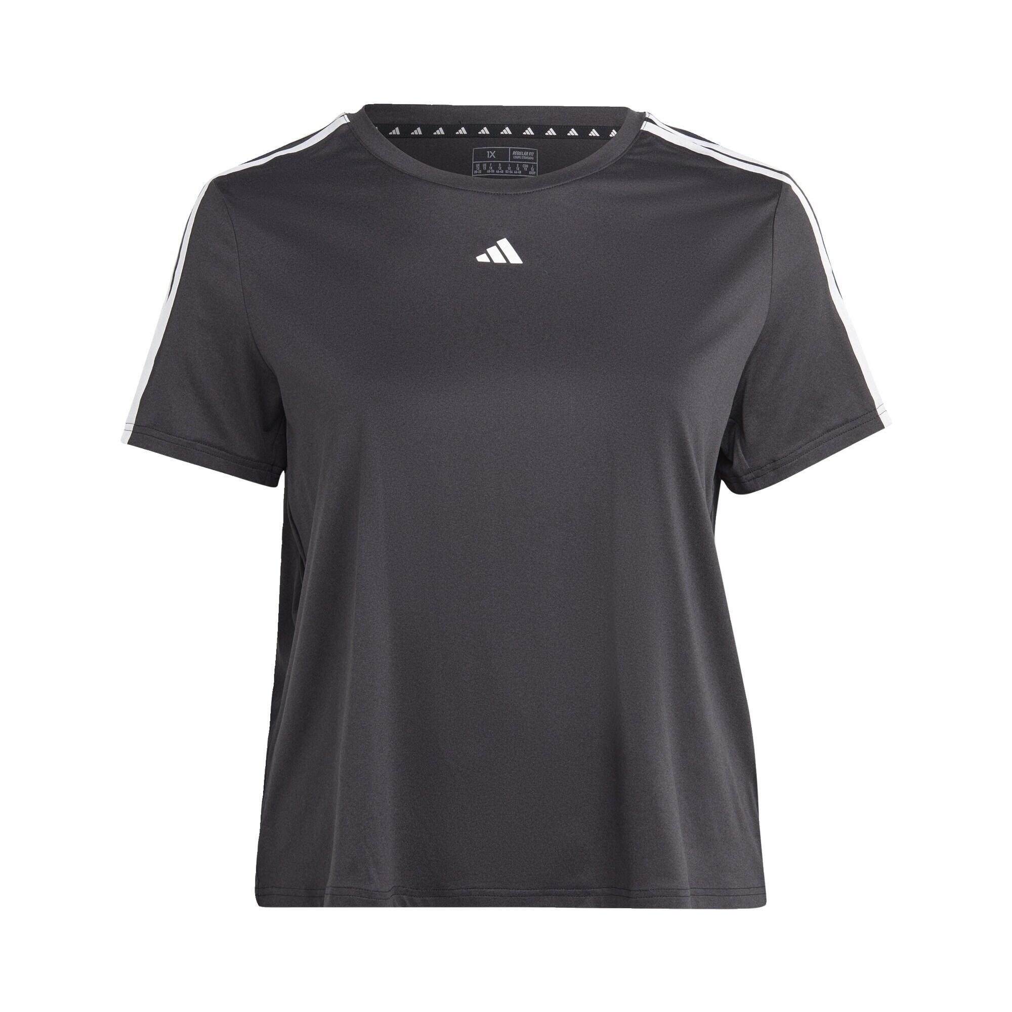 AEROREADY Train Essentials 3-Stripes Tee (Plus Size) 2/5