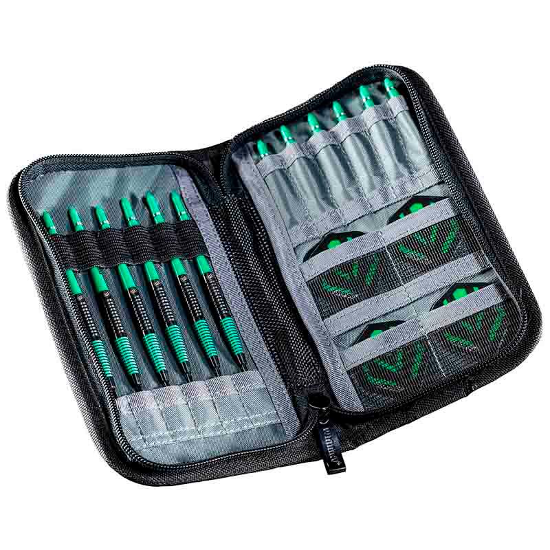Funda Dardos Winmau Super Case 2 Roja 2/3