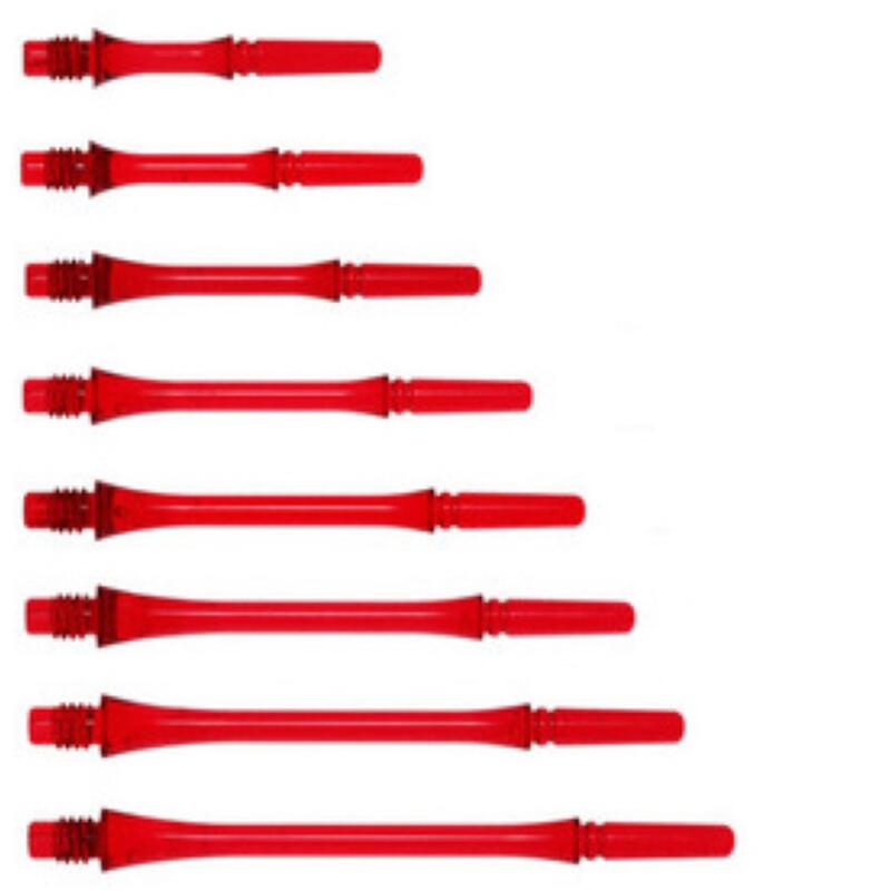 Cañas Fit Shaft Gear Slim Fija Tranparente Rojo Talla 1