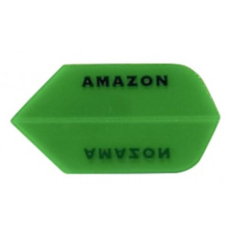 Plumas Amazon Slim Verde Transparente