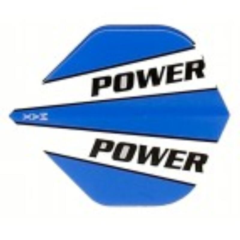 Plumas Power Max Standard Logo Azul/Blanca