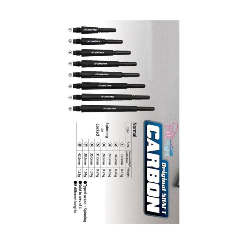 Cañas Fit Shaft Carbon Pearl Blanca Locked Fija Talla 2