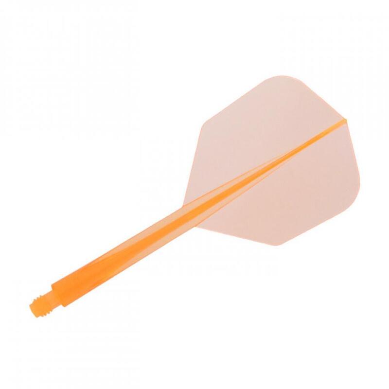 Plumas Condor Axe Shape Neon Naranja M 27. 5mm 3 Uds.