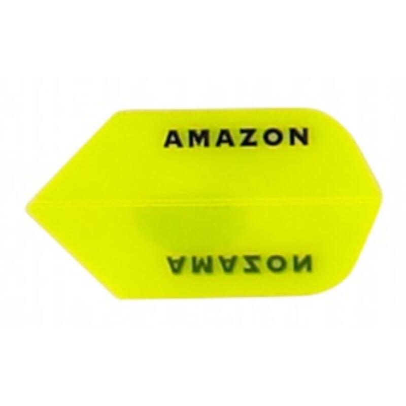 Plumas Amazon Slim Amarilla Transparente