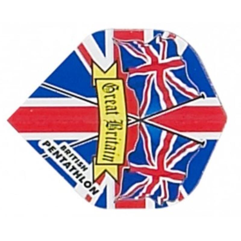Plumas Pentathlon Standard Bandera Gran Bretaña