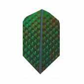 Plumas Iridescent Embossed Slim Verde