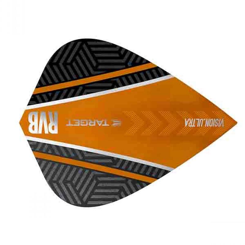 Plumas Target RVB Vision Ultra B/Orange Curve Kite