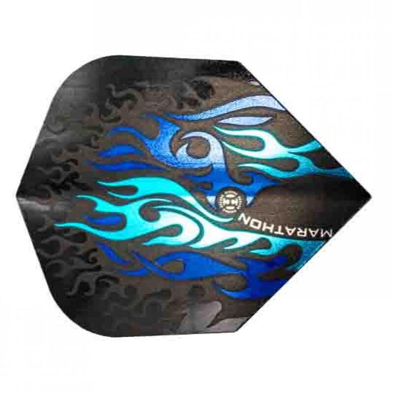 Plumas Harrows Flights Marathon Standard Fire Blue