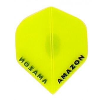 Plumas Amazon Standard Amarilla Transparente