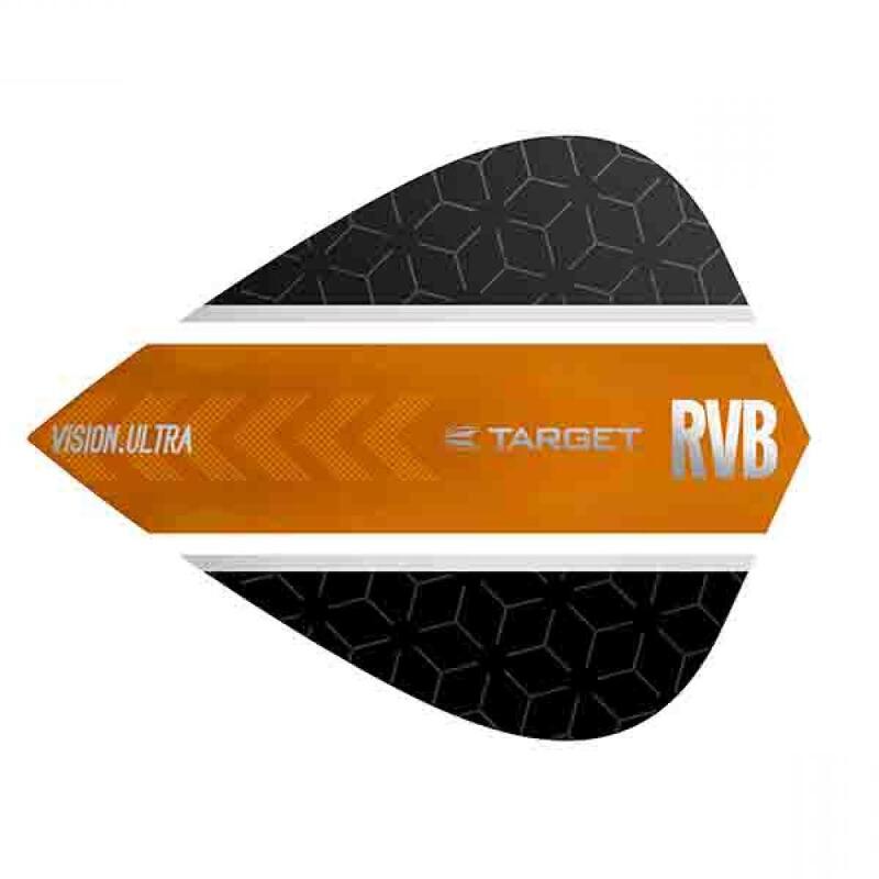 Plumas Target RVB Vision Ultra B/Orange Stripe Kite