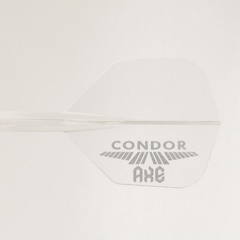 Plumas Condor Axe Shape Clear Logo S 21. 5mm 3 Uds.