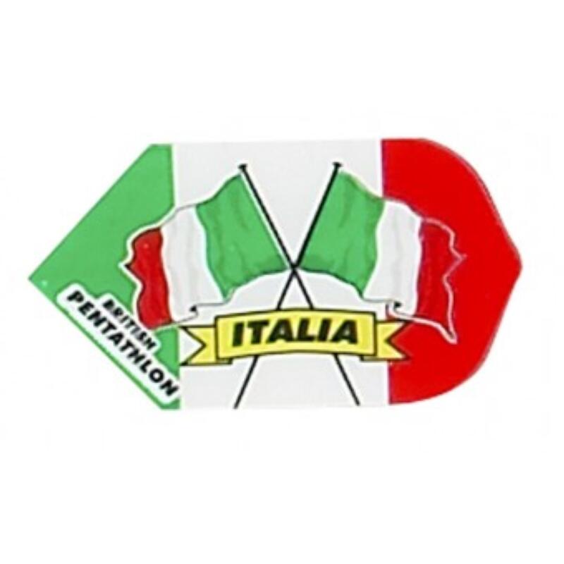 Plumas Pentathlon Slim Bandera Italia