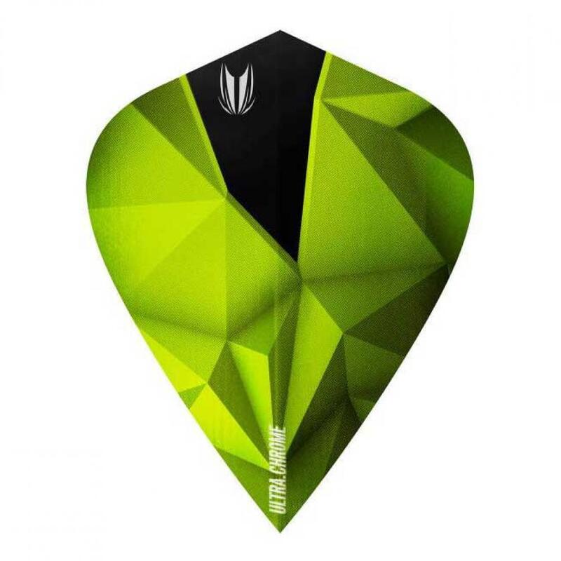 Plumas Target Shard Ultra Chrome Green Kite Flights