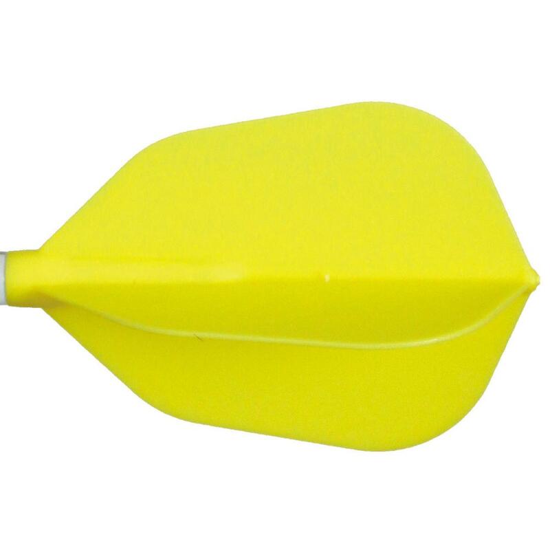 Piume Fit Flight Per Freccette - 6 Pezzi, Forma Bianca, Spessore 150 Micron, Sistema Push-In - Foto 5