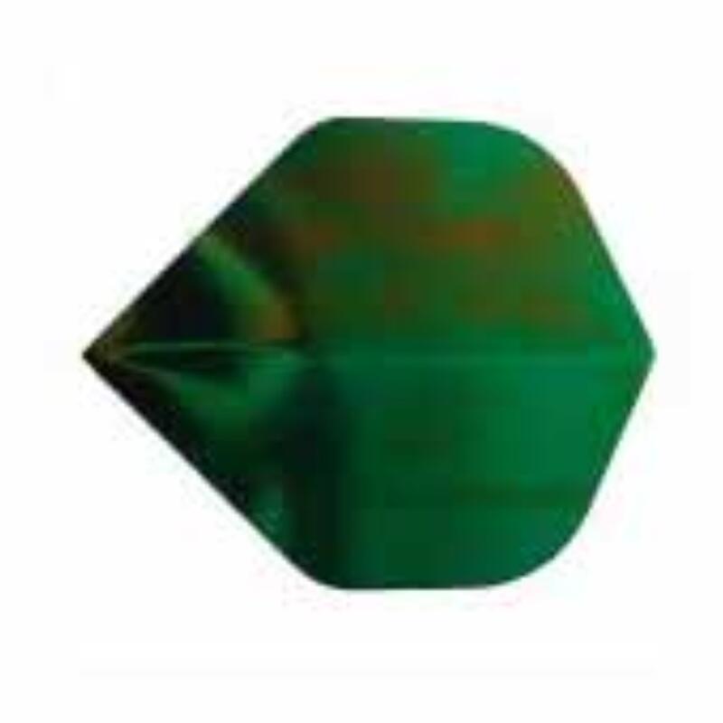 Plumas Iridescent Smooth Standard Verde