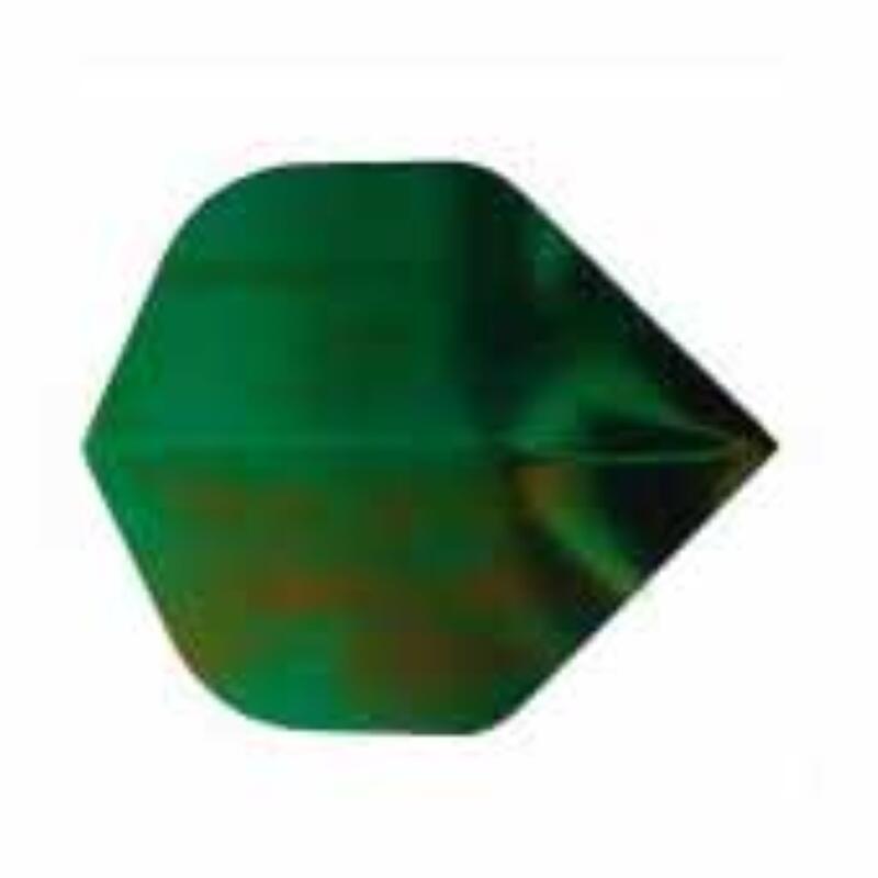 Plumas Iridescent Smooth Standard Verde