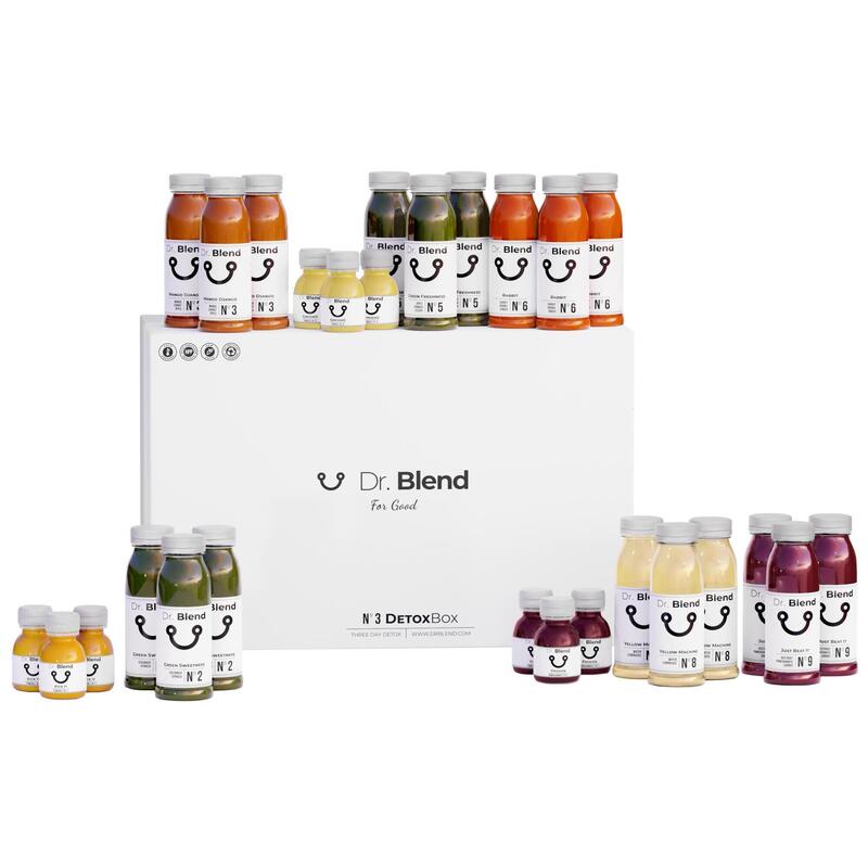 DETOXBOX N°3 - 3 DAGEN DETOX SAPKUUR - GROENTE & FRUIT MIX