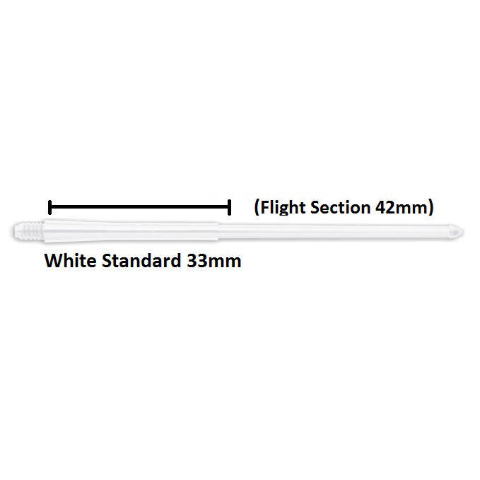 Cañas Stealth Winmau Medium Blanca 75mm