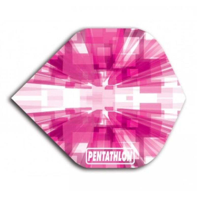 Plumas Pentathlon Standard Star Burst Pink