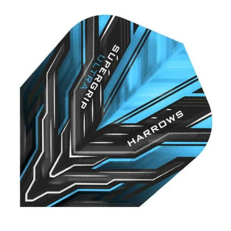 Plumas Harrows Flights Supergrip Ultra Azul