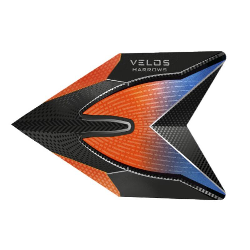 Plumas Harrows Flights Velos Orange Blue