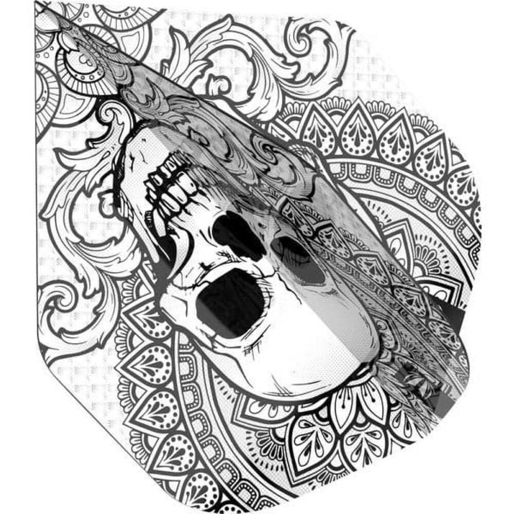 Target Pro Ultra Grey Skull No2 Standard Flights 3/3