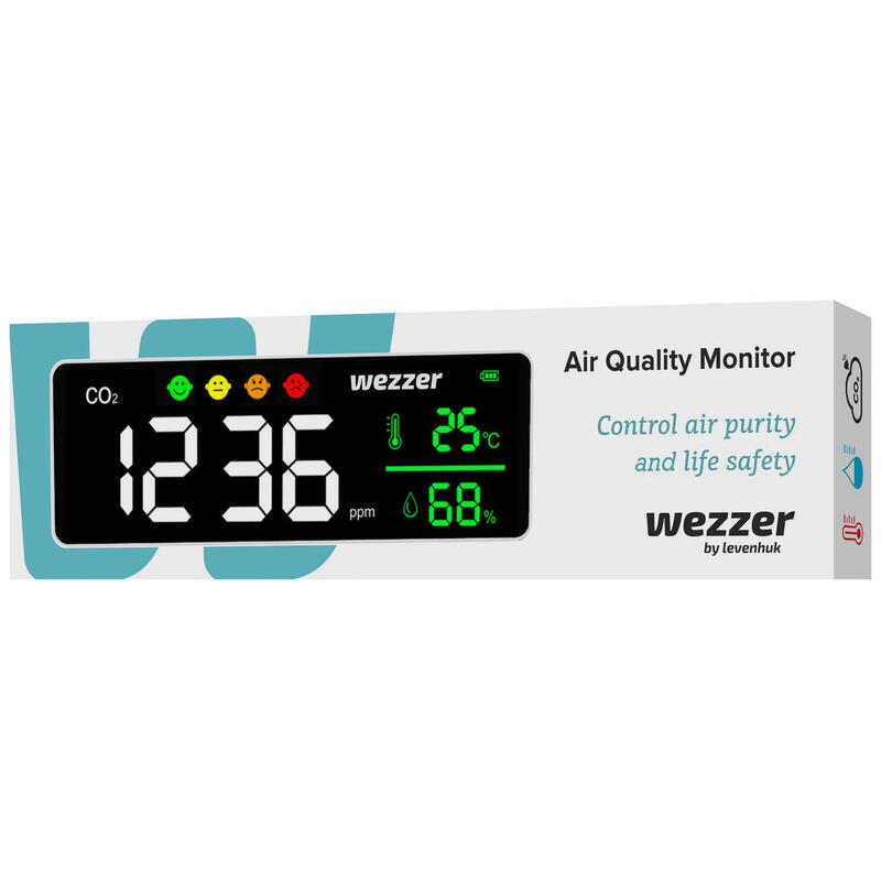 Monitor de Qualidade de Ar Wezzer Air MC50 Levenhuk