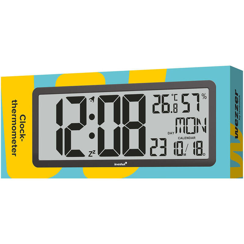 Termómetro-Relógio Wezzer Tick H80 Levenhuk